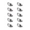 Claude 2-3/4" Center to Center Brushed Nickel Cup Bar Pull Multipack (set of 10)